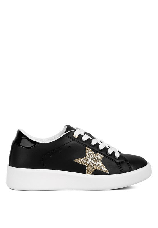 Starry Glitter Star Sneakers