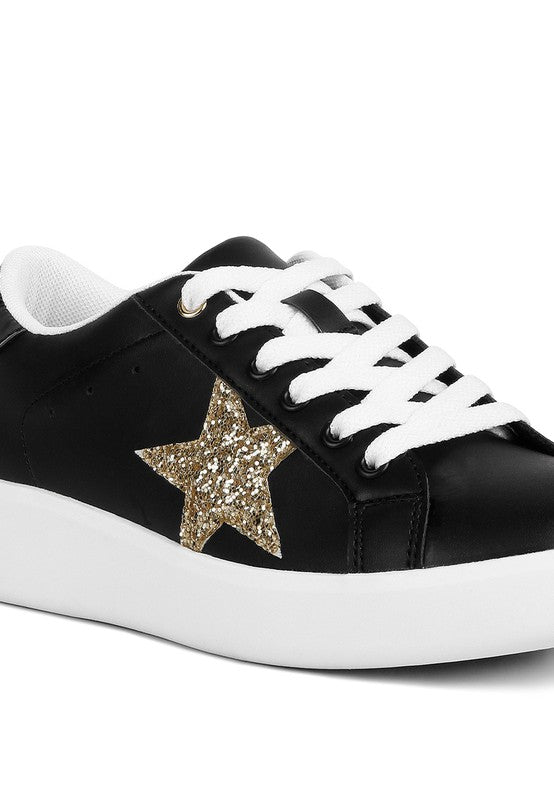 Starry Glitter Star Sneakers