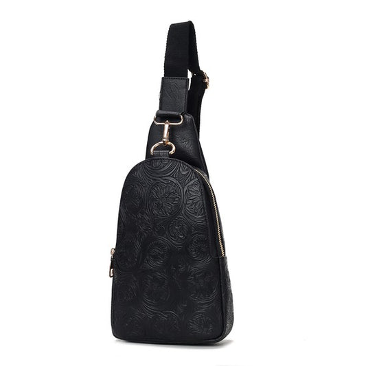 Millie  Embossed Sling bag