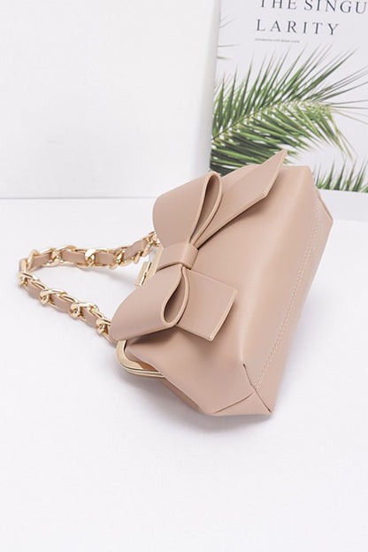 Bow Tie Top Handle Convertible Swing Bag