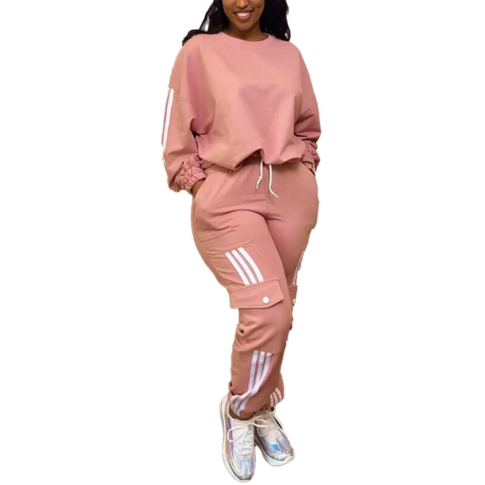 Casual Trousers Pullover Suit