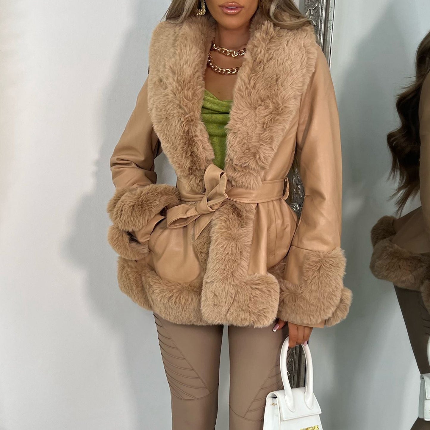 FuzzyChic Couture Coat