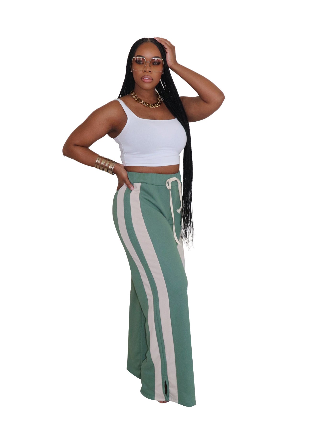 Casual Wide Leg Vaca Pants