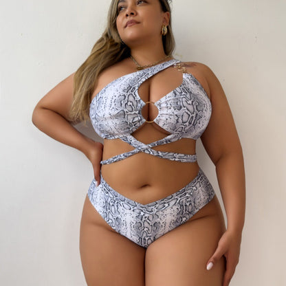 Luxe Curve Sexy Snakeskin Bikini