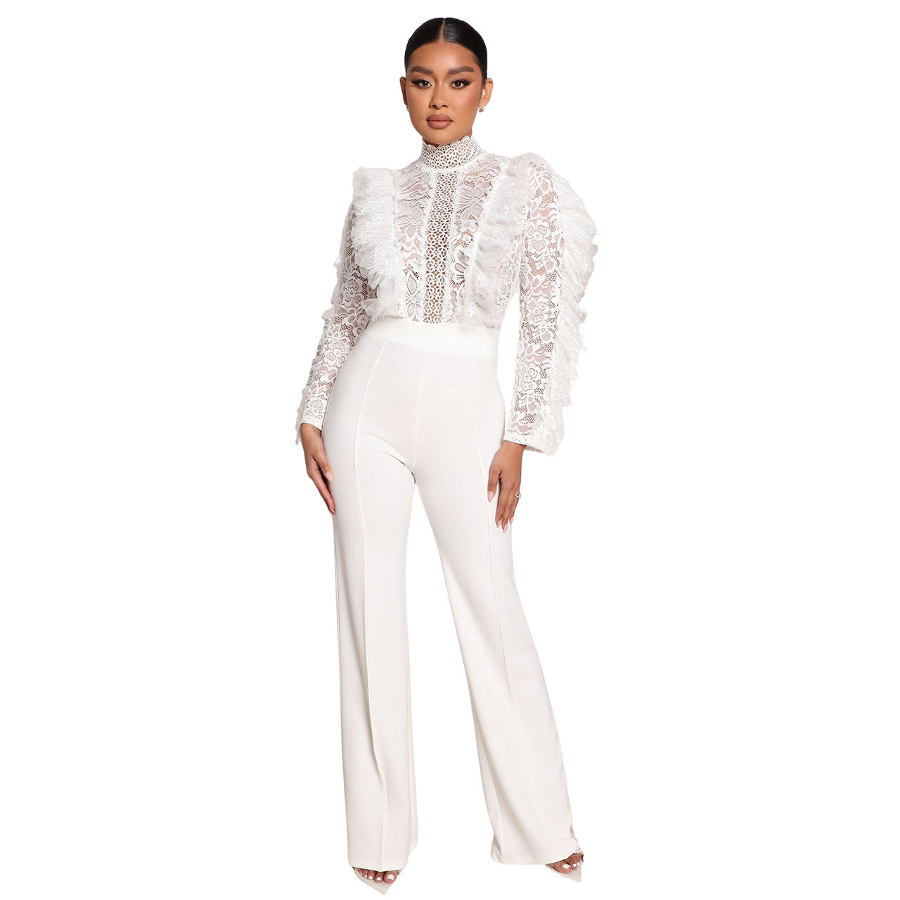 Sofia￼Marie Lace Jumpsuit