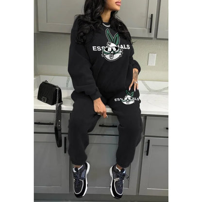 Luxe High Waist Track Suit